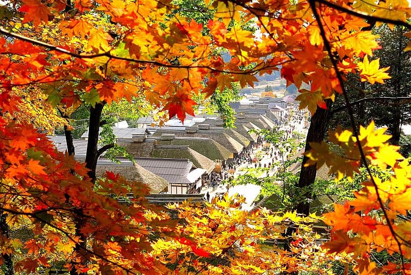 東北紅葉秘境~藏王連峰.銀山溫泉.大內宿.會津若松城.松島遊船.彌彥公園.雙溫泉五日