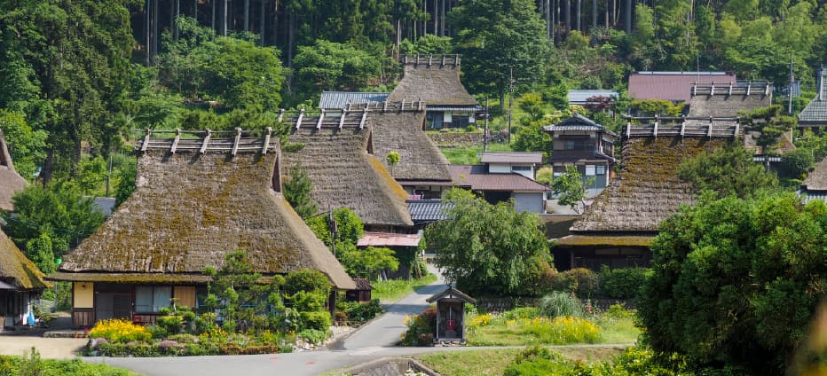 關西魅力水鄉~八幡堀川遊船.童話草根甜點屋.金閣寺.美山合掌村五日
